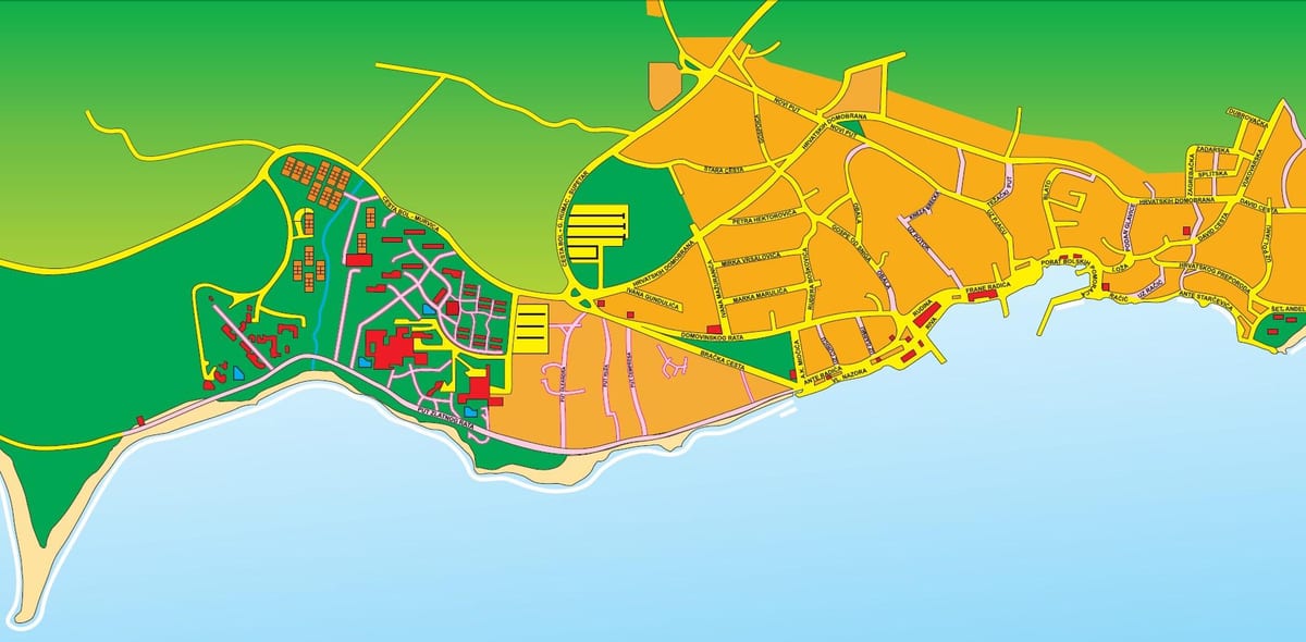 kartta brac kroatia