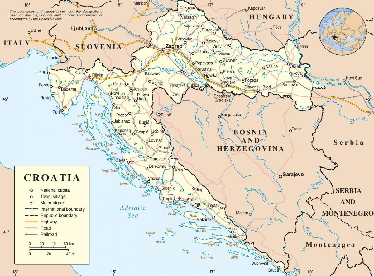 ajo kartta kroatia