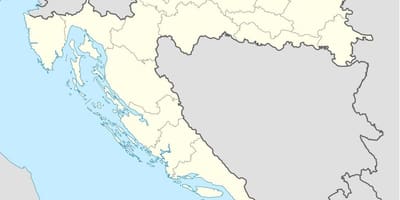 Kroatia sijainti kartalla