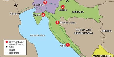 Kartta opatija kroatia